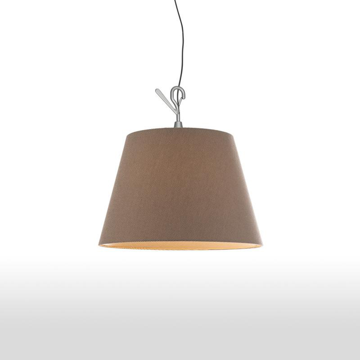 Artemide Outdoor Tolomeo Paralume Outdoor LED Hook, Schirm: tortora (hellbraun)