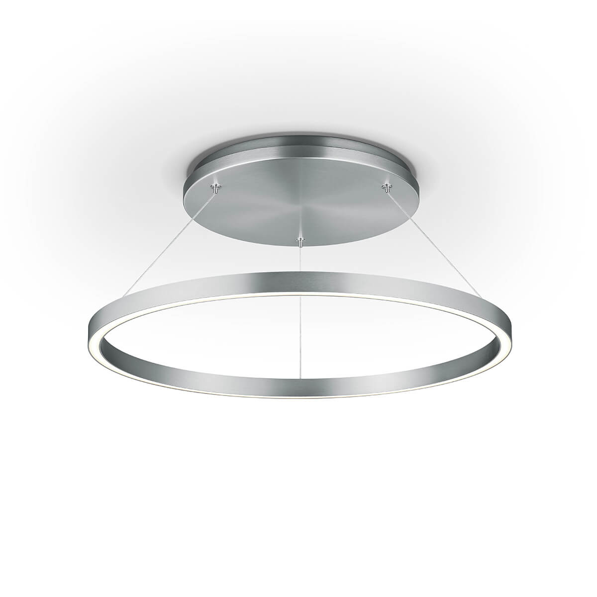 Knapstein Lisa-D LED Deckenleuchte, Nickel matt