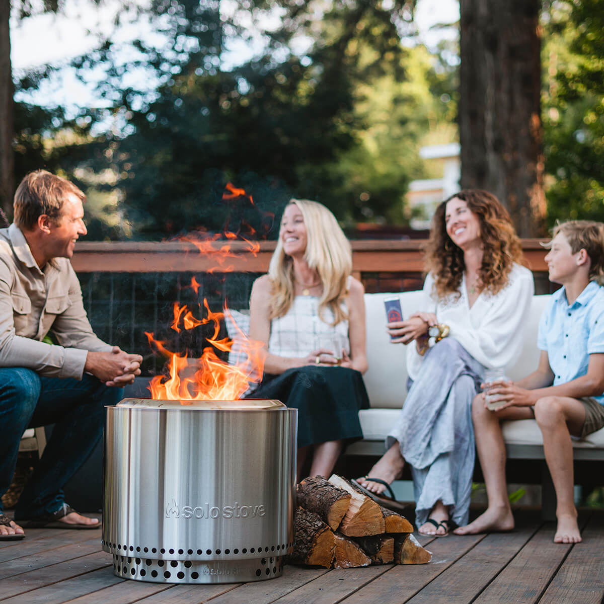 Solo Stove Bonfire 2.0 Feuerschale mit Standfuß, Edelstahl