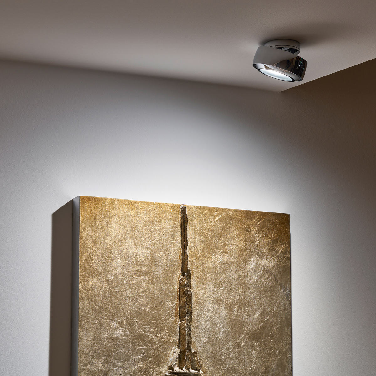 Occhio Più R alto Volt S80 Deckenstrahler, Chrom