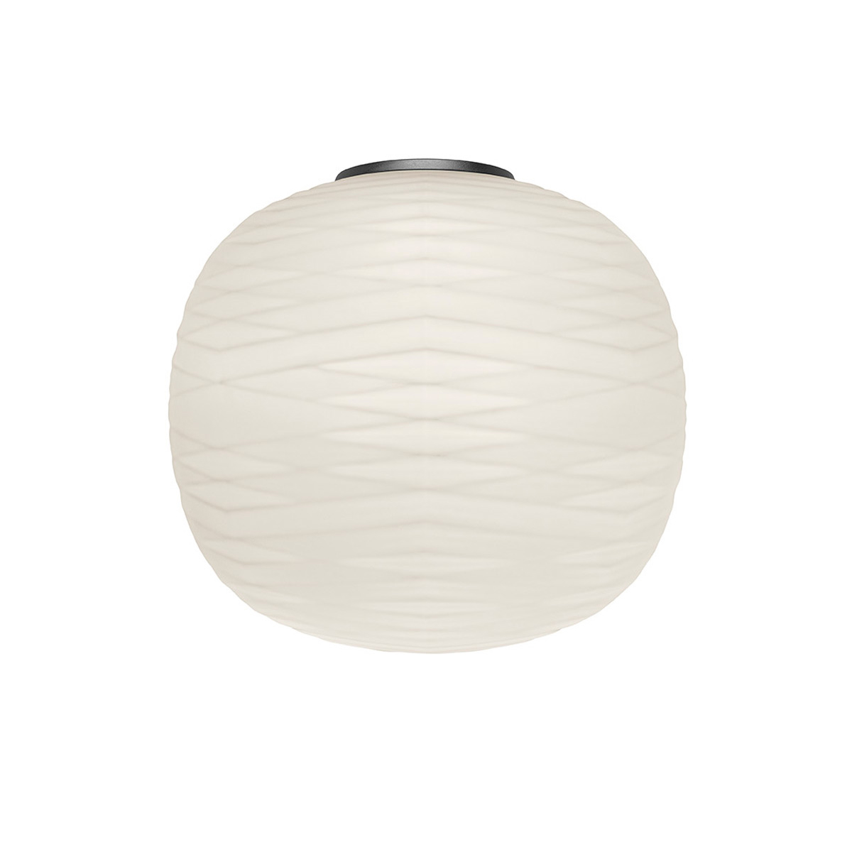 Foscarini Gem Semi Parete, bianco/grafite (weiß/grafit)