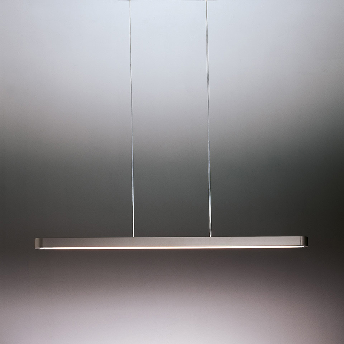 Artemide Talo 90 Sospensione LED, silbergrau