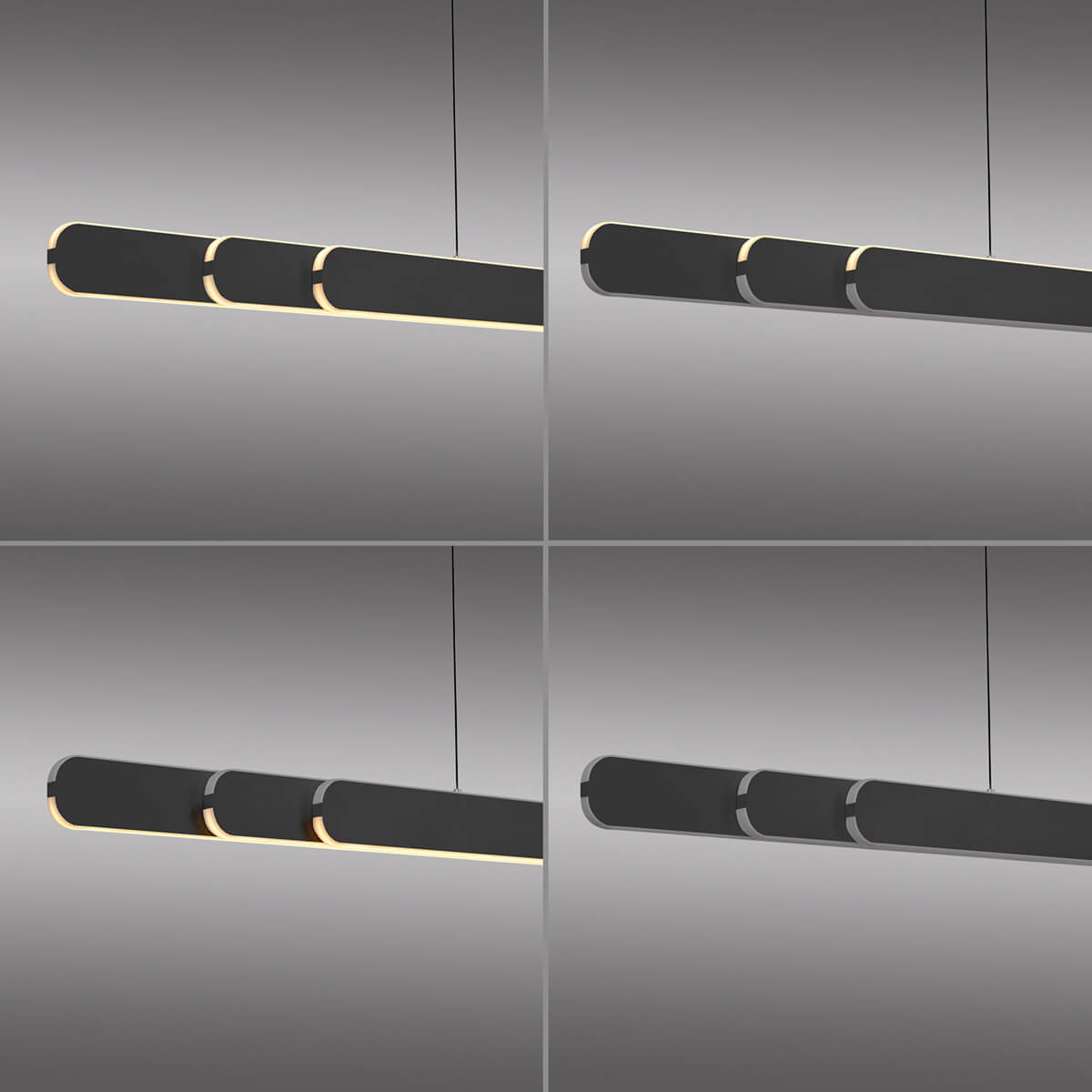 Adriana Round LED Pendelleuchte, ausziehbar