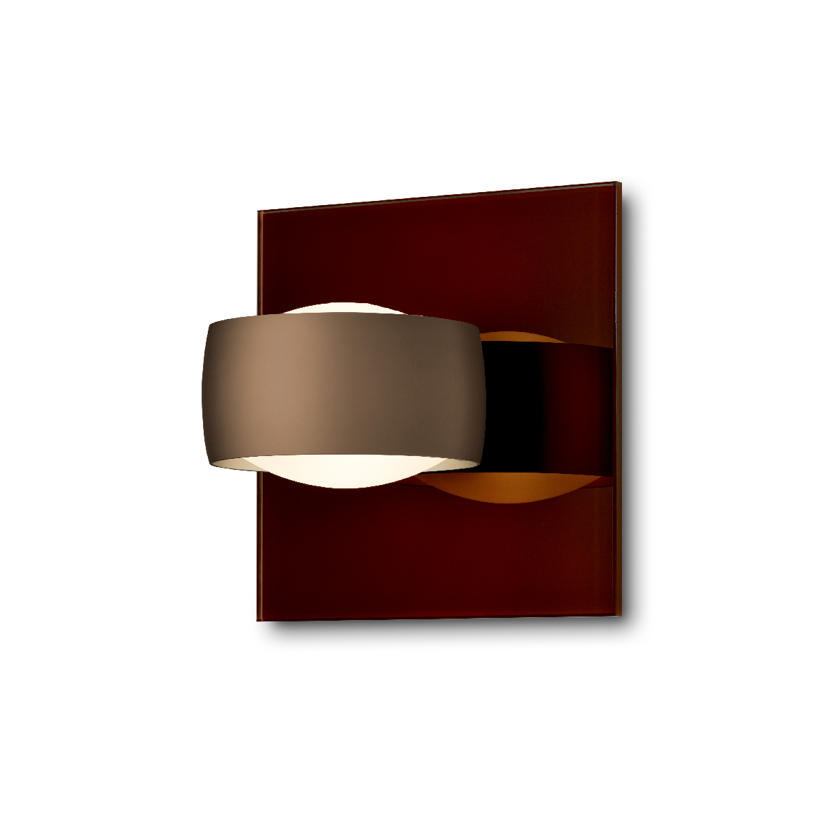 Oligo Grace Unlimited LED Wandleuchte, braun, Tunable White, Kopf: Brazilian brown