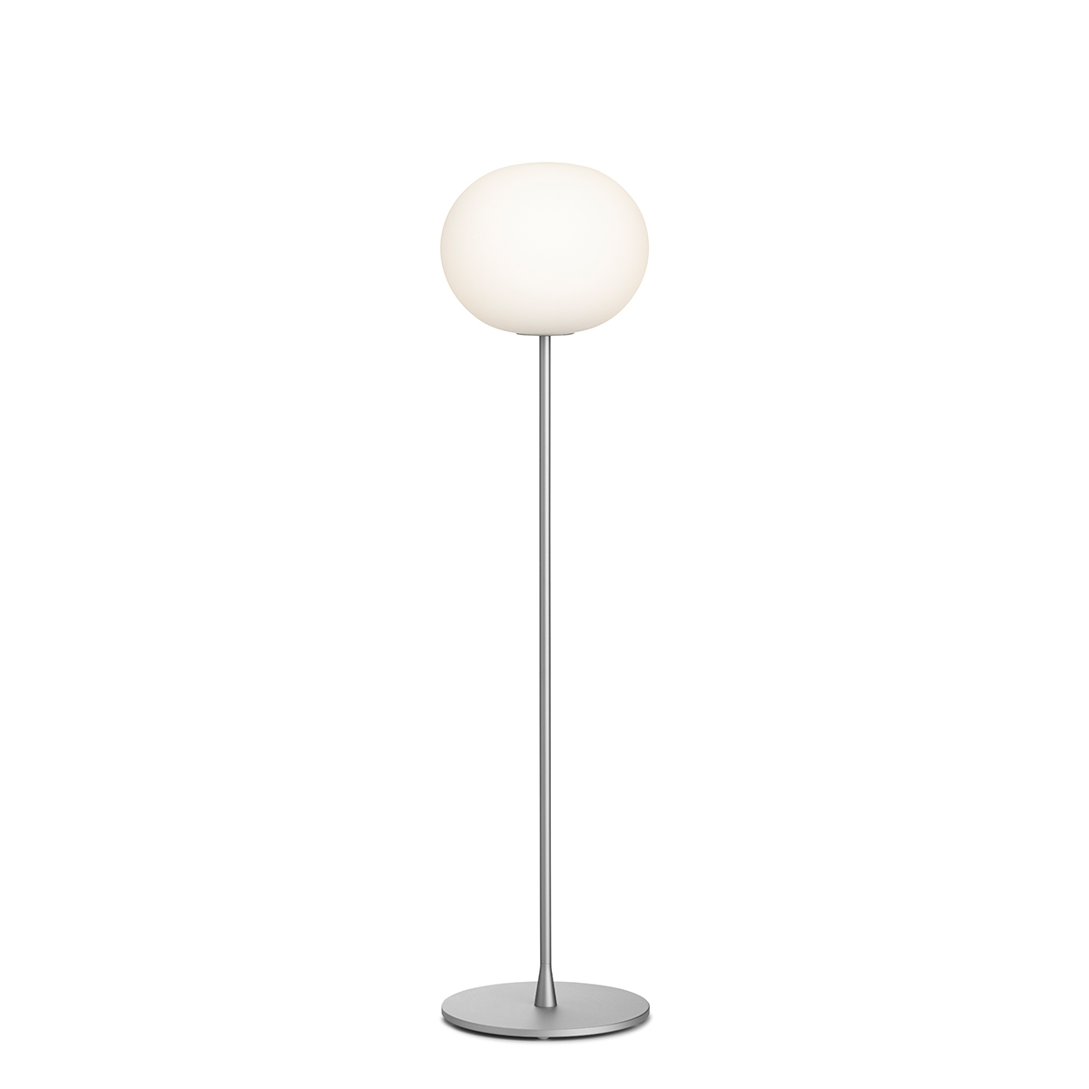 Flos Glo-Ball F1 Stehleuchte, Silber matt (©Piero Fasanotto)