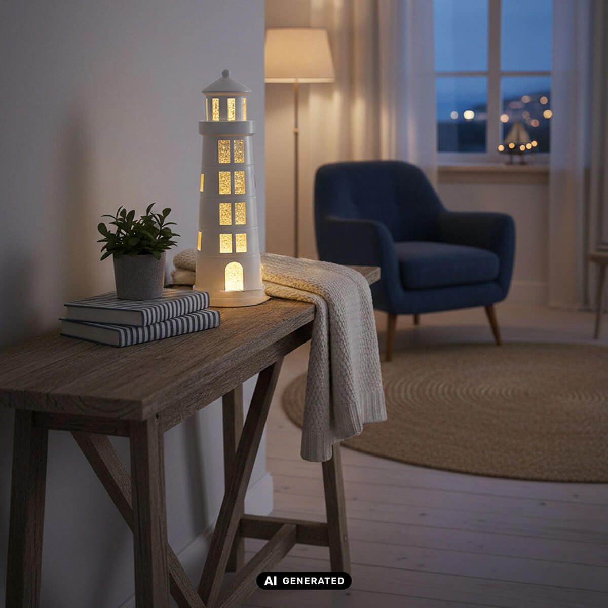 Sompex Glamor Lighthouse LED Dekoleuchte