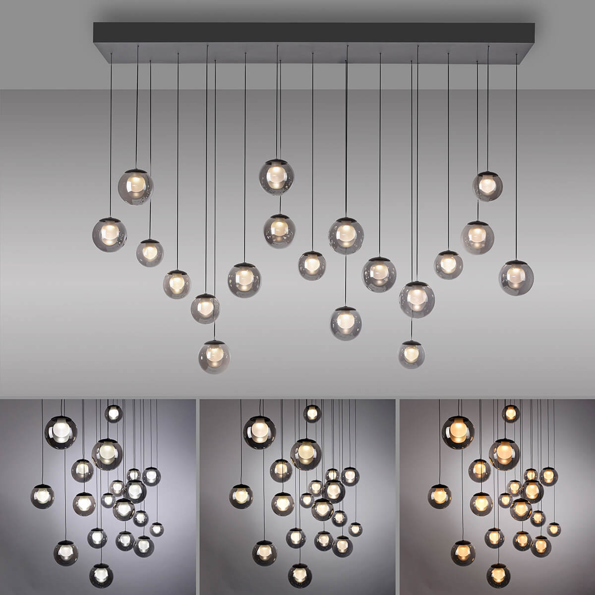 PURE Popup LED Pendelleuchte mit CCT