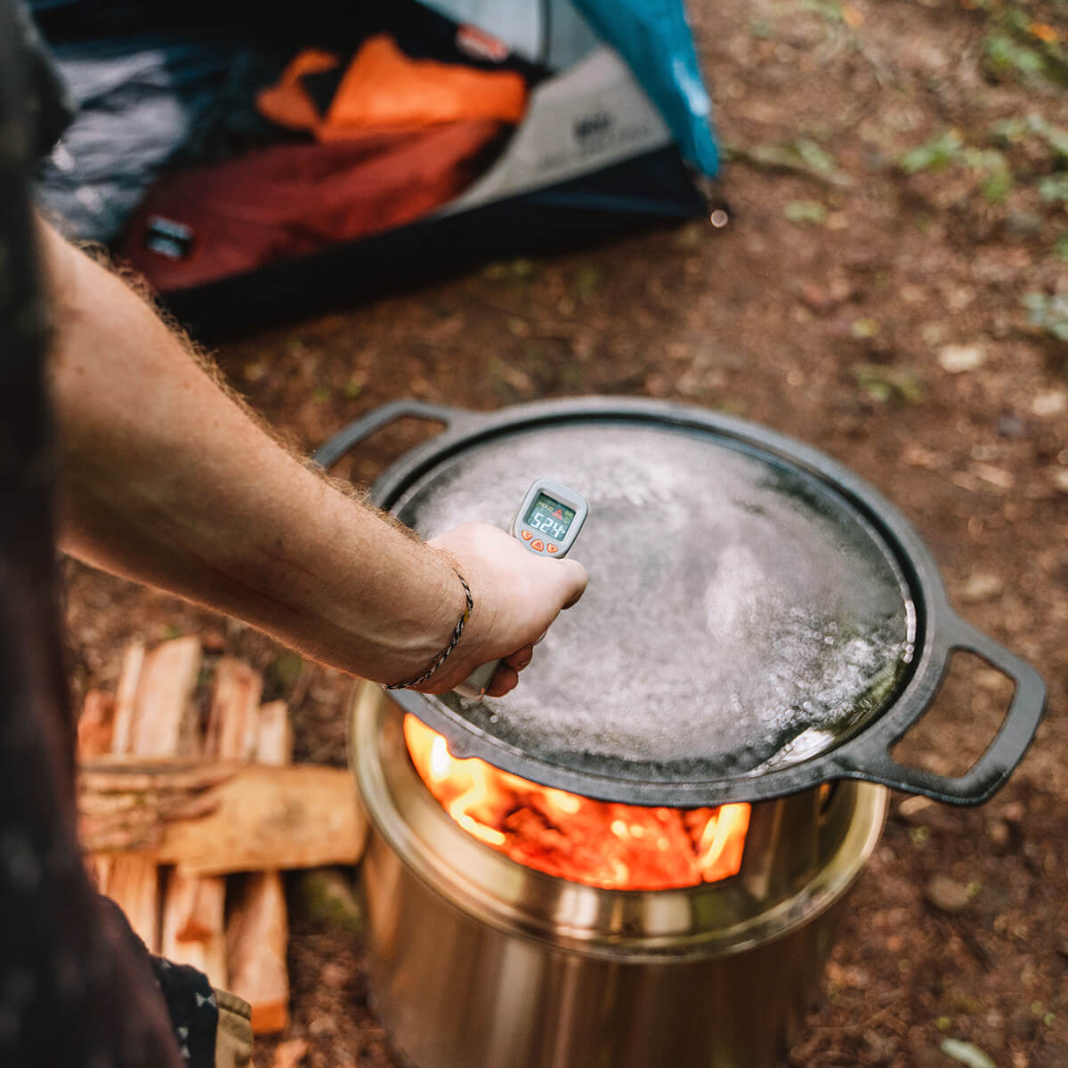 Gusseisen-Plancha für Bonfire & Yukon