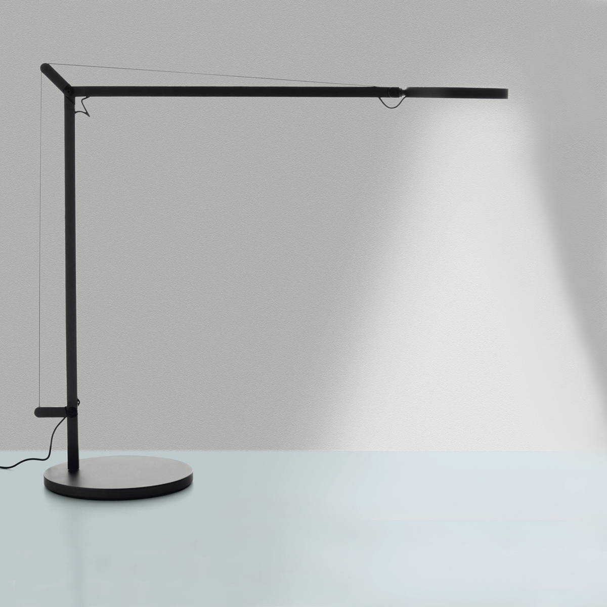 Artemide Demetra Tavolo LED, anthrazitgrau