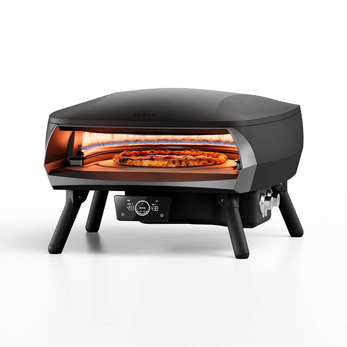 ETNA Rotante Control 16'' Pizzaofen, 2 Brenner, rotierend, mit Digitaldisplay