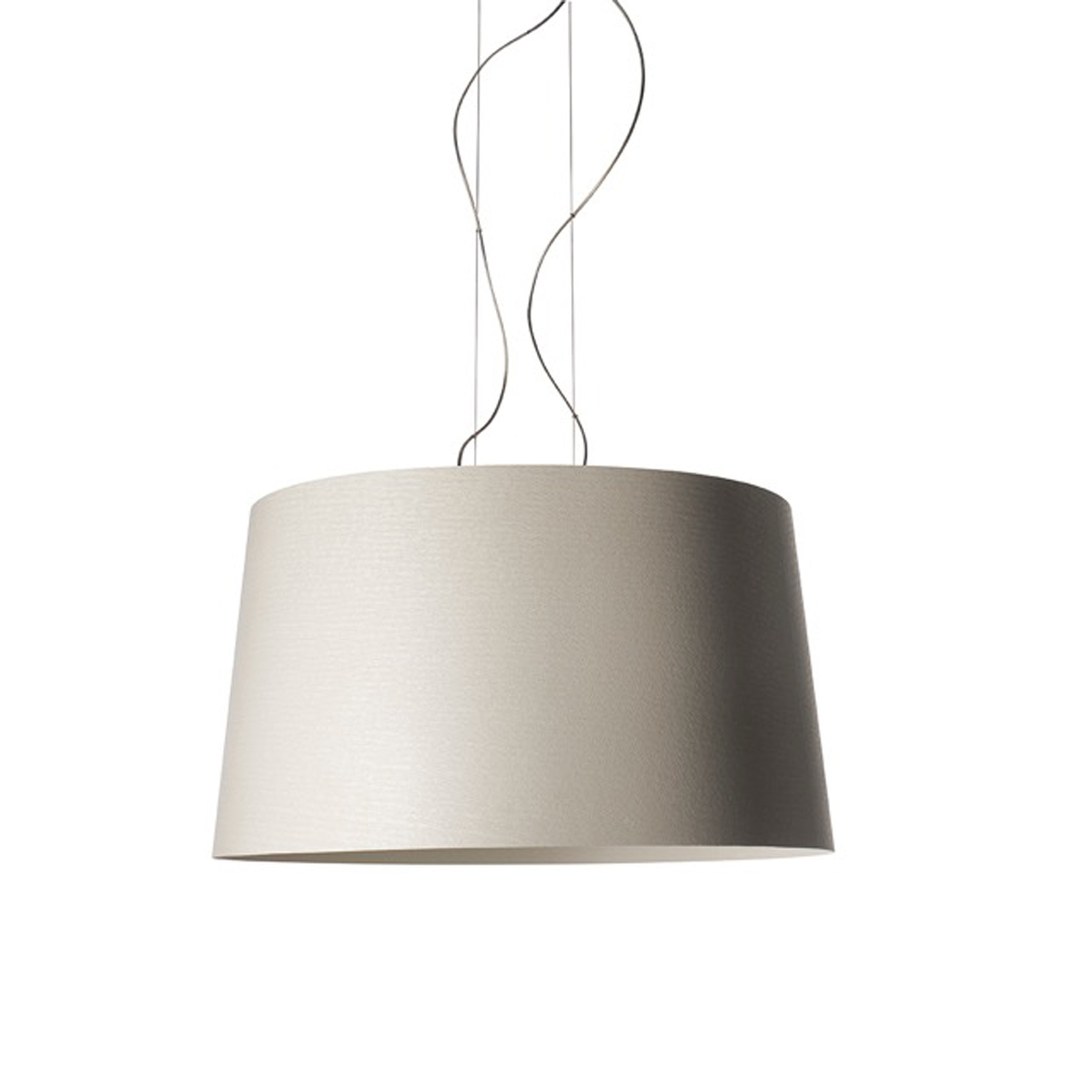 Foscarini Twice as Twiggy LED Sospensione, greige (graubeige)