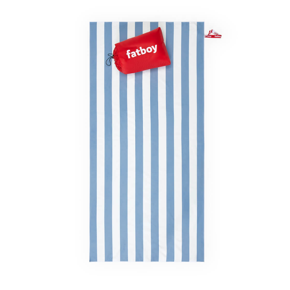 Fatboy Beach Baggy Strandtuch mit Kopfkissen, Wave blue (blau)