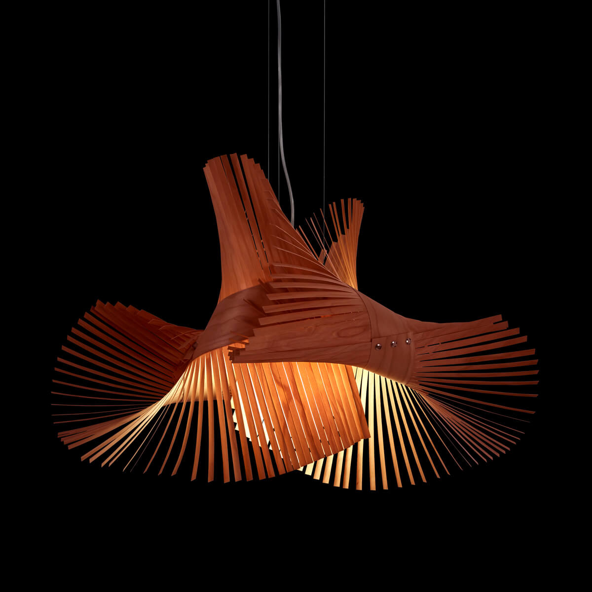 LZF Lamps MiniMikado Pendelleuchte, Kirsche