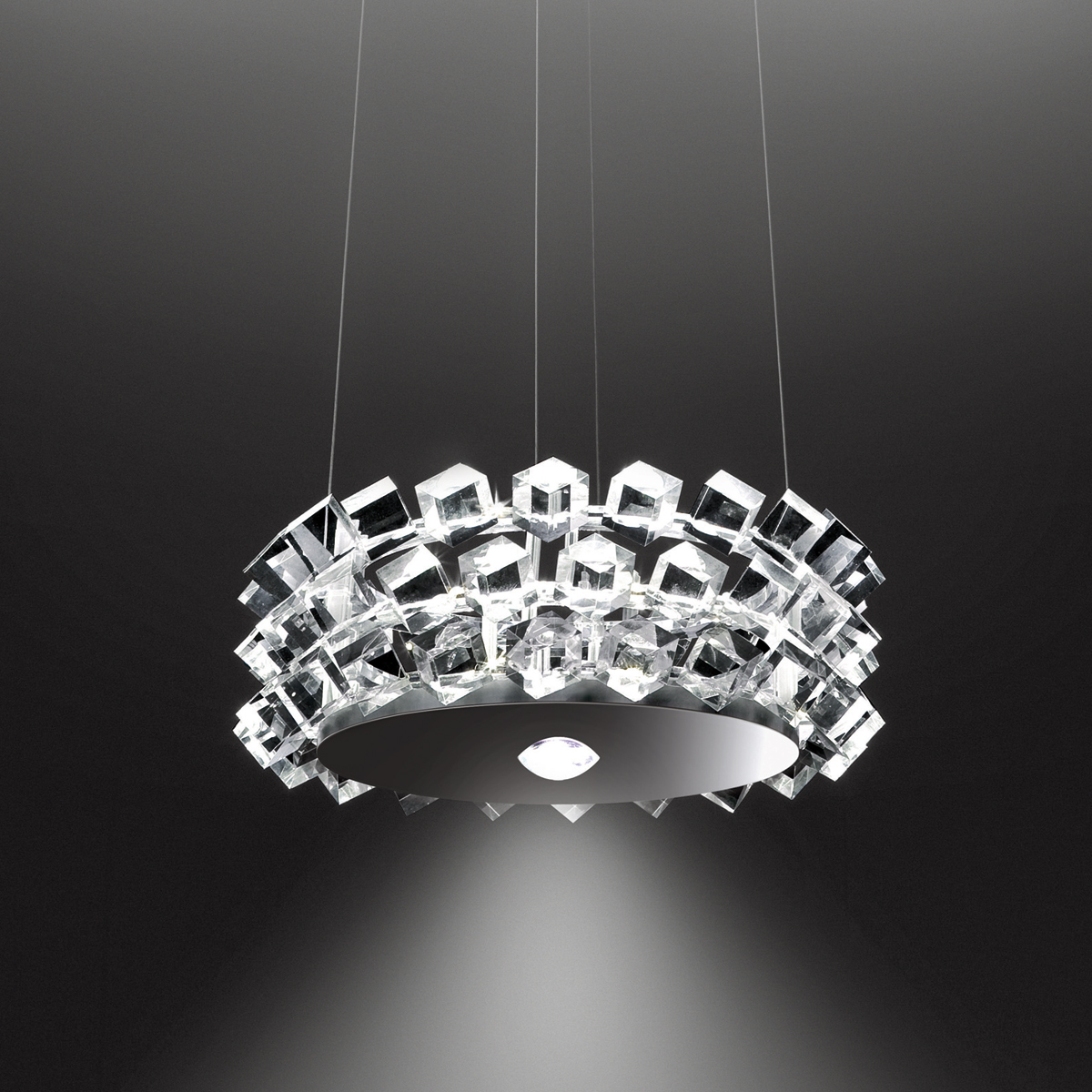 Cini & Nils Collier tre Sospensione, transparent