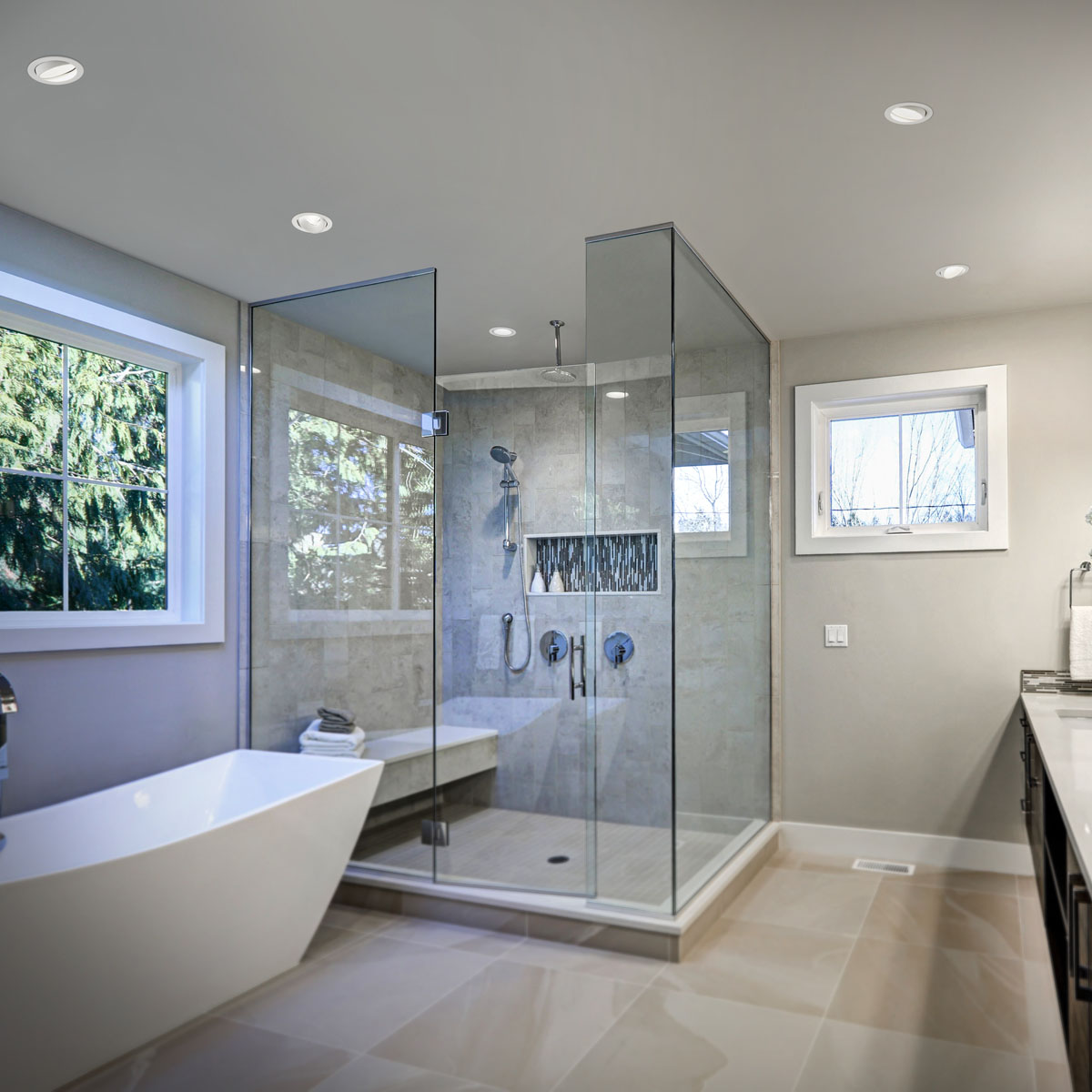 Helestra Sid LED Deckeneinbaustrahler mit Casambi-Modul, weiß matt