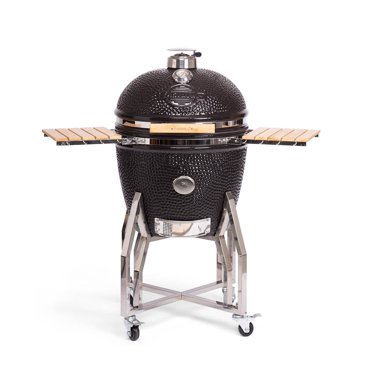 Yakiniku Kamado Grill inkl. Ständer, Seitentischen & Pro Set, 22'' XLarge, 56 cm Grillfläche