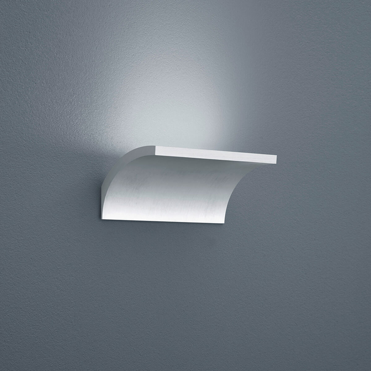 Helestra Adeo LED Wandleuchte, Nickel matt