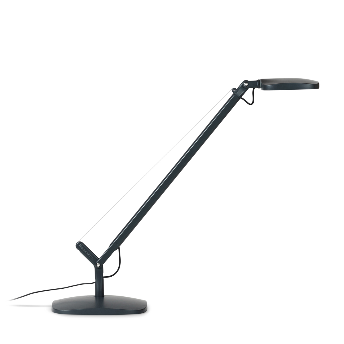 Fontana Arte Demi Volée LED Tischleuchte, dunkelgrau