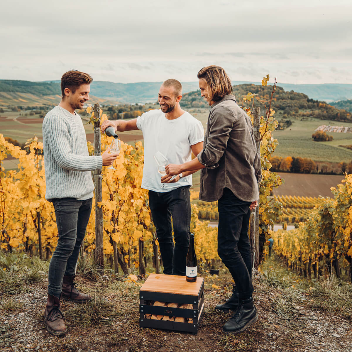 Höfats Crate Feuerkorb, Grill & Hocker, Corten-Stahl