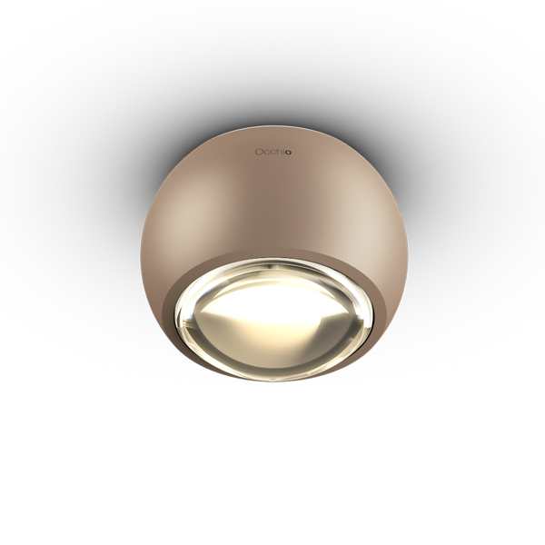 Occhio io alto v Volt C LED Deckenstrahler, 2700 K, golden matt