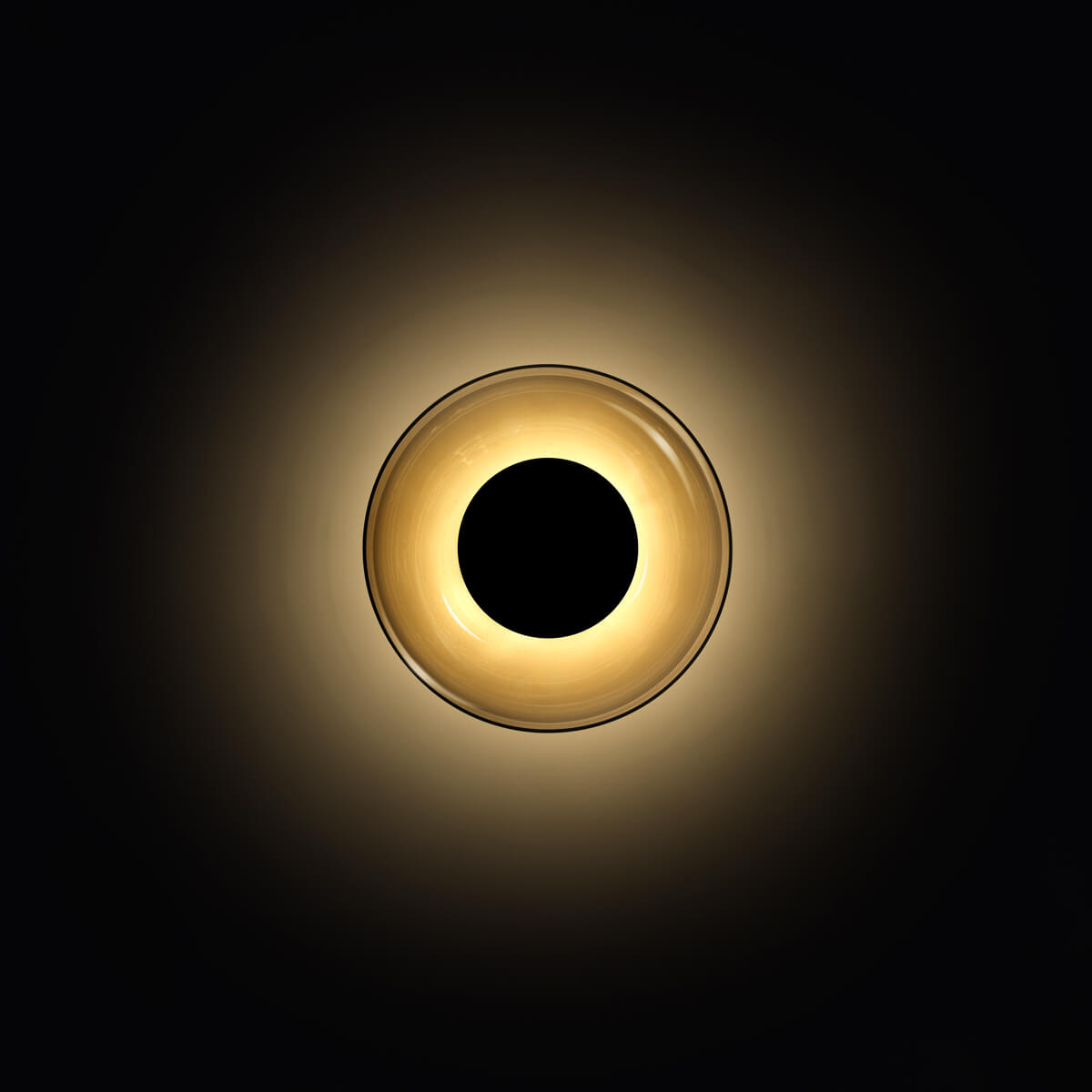 Marset Aura LED Wandleuchte, fumé (Rauchglas)