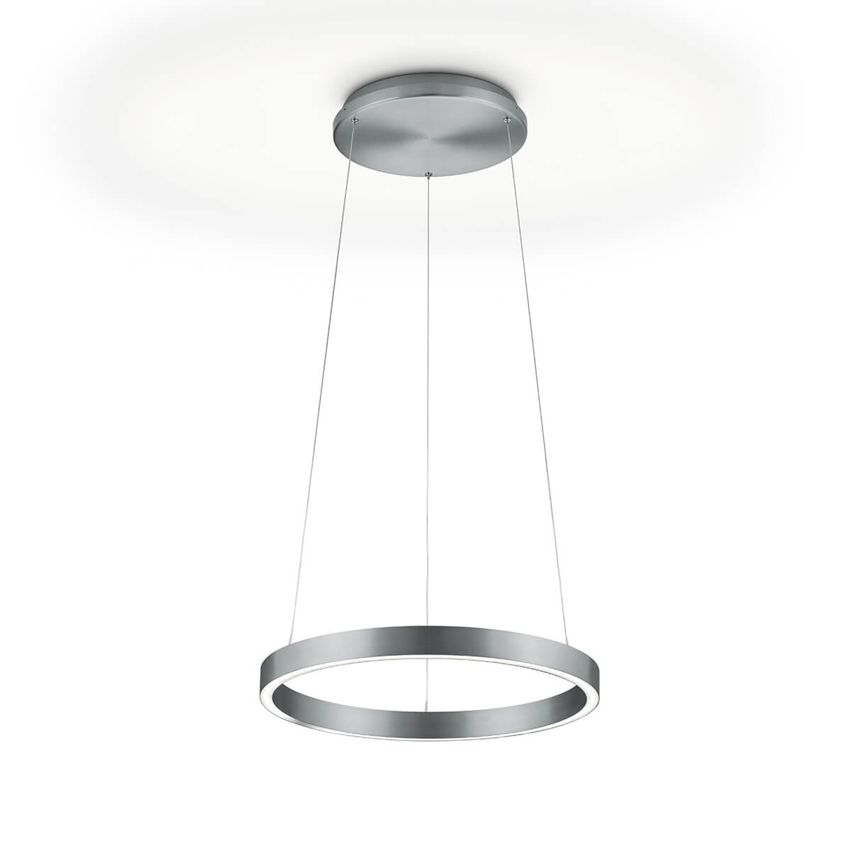 Knapstein Svea-L40 LED Pendelleuchte, Nickel matt