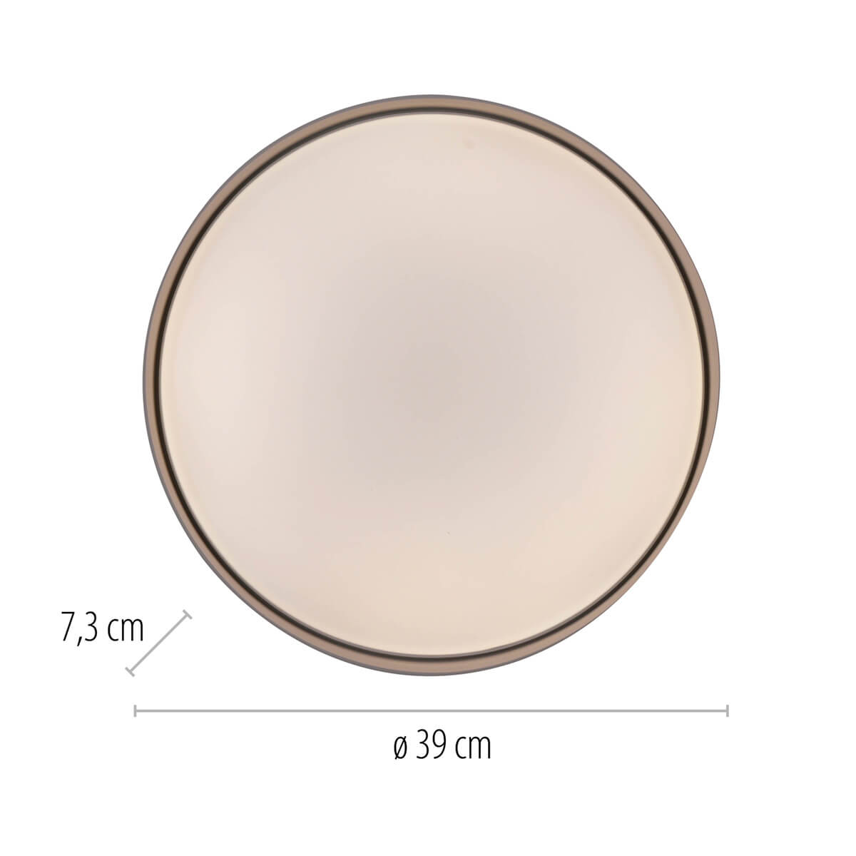 Tavoli LED Deckenleuchte, Ø: 39 cm