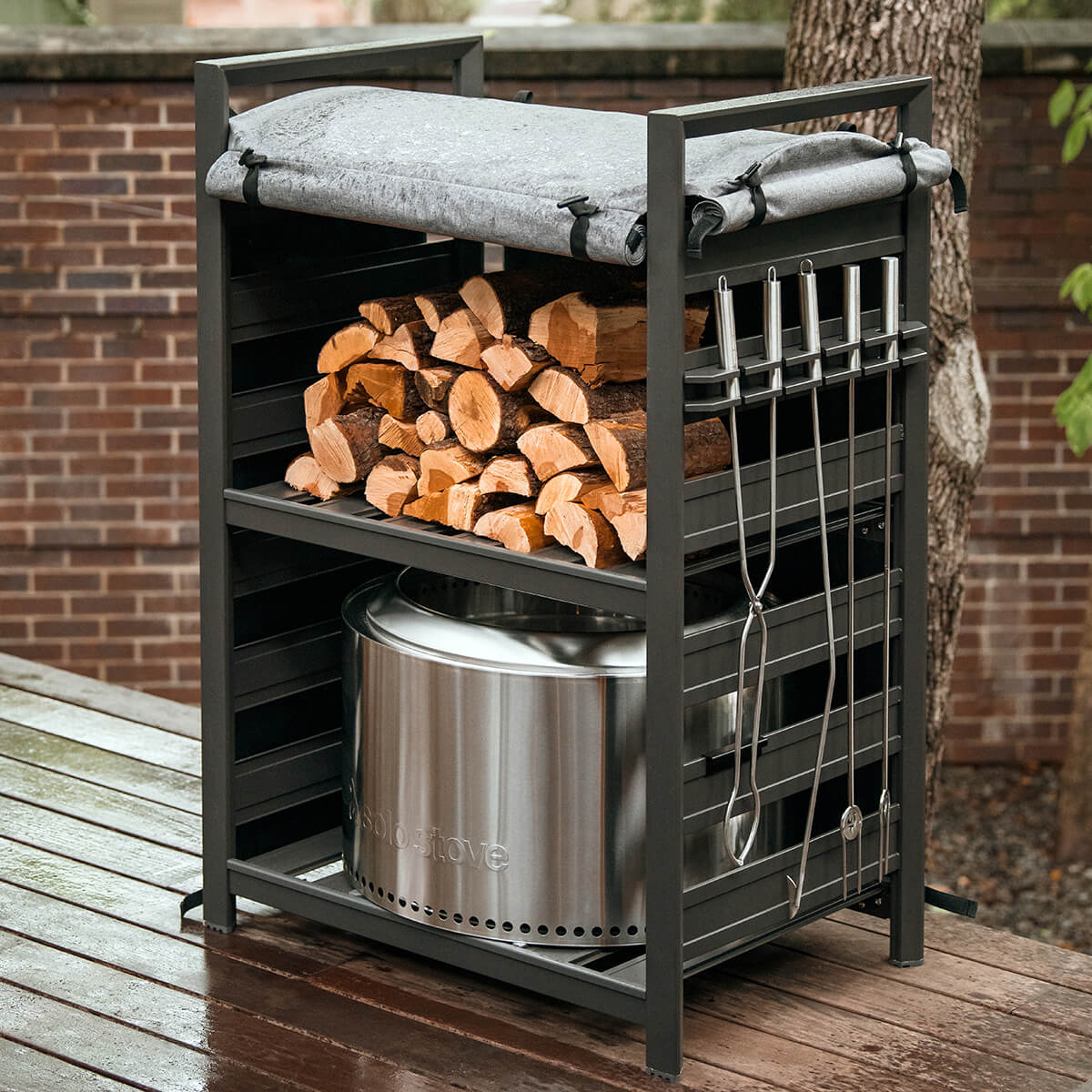 Solo Stove Station Unterstand, grau