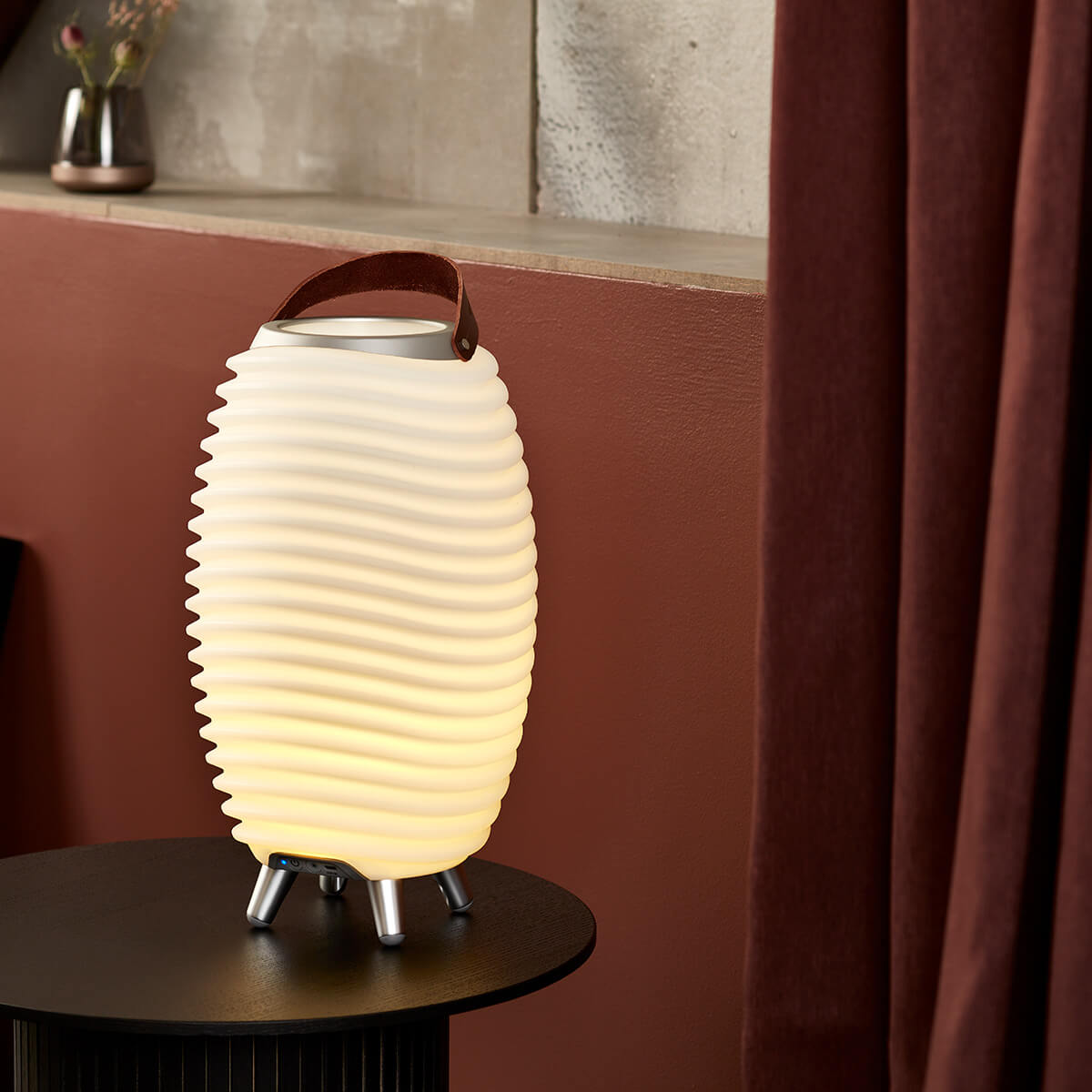 Kooduu Synergy 2.0 LED Akkuleuchte, Bluetooth Lautsprecher & Weinkühler, 35 (small, Höhe: 41 cm)