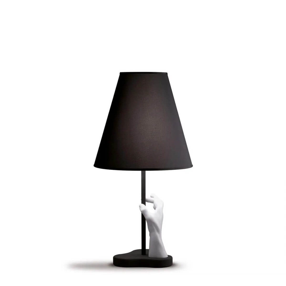 Fontana Arte Mano Tischleuchte, schwarz