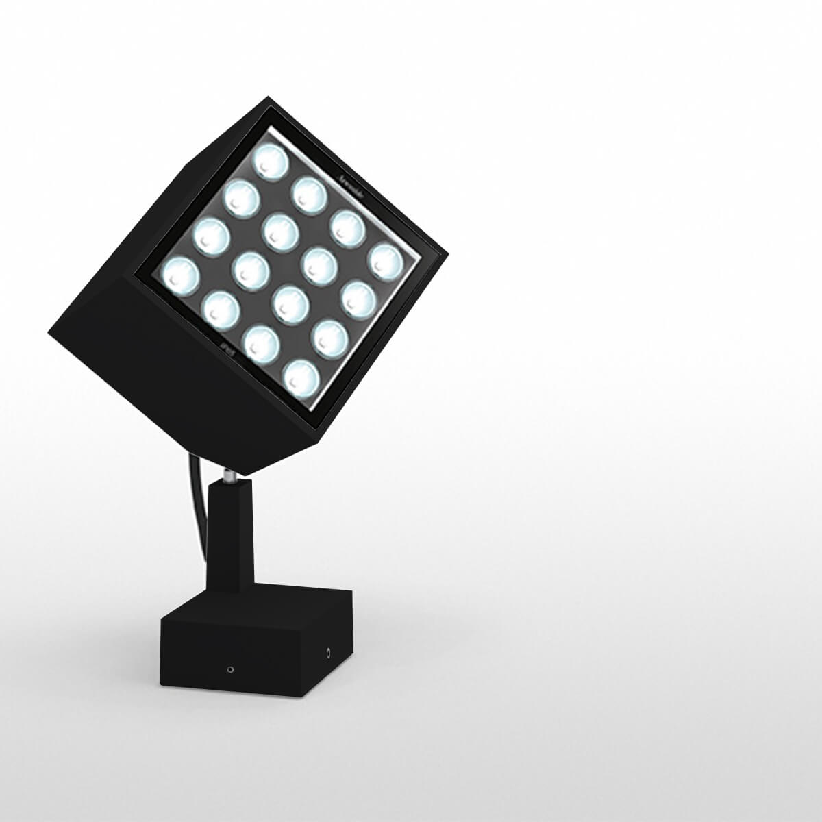 Artemide Outdoor Epulo 18 LED Außenwand- / Bodenleuchte, 6° Abstrahlwinkel, anthrazitgrau