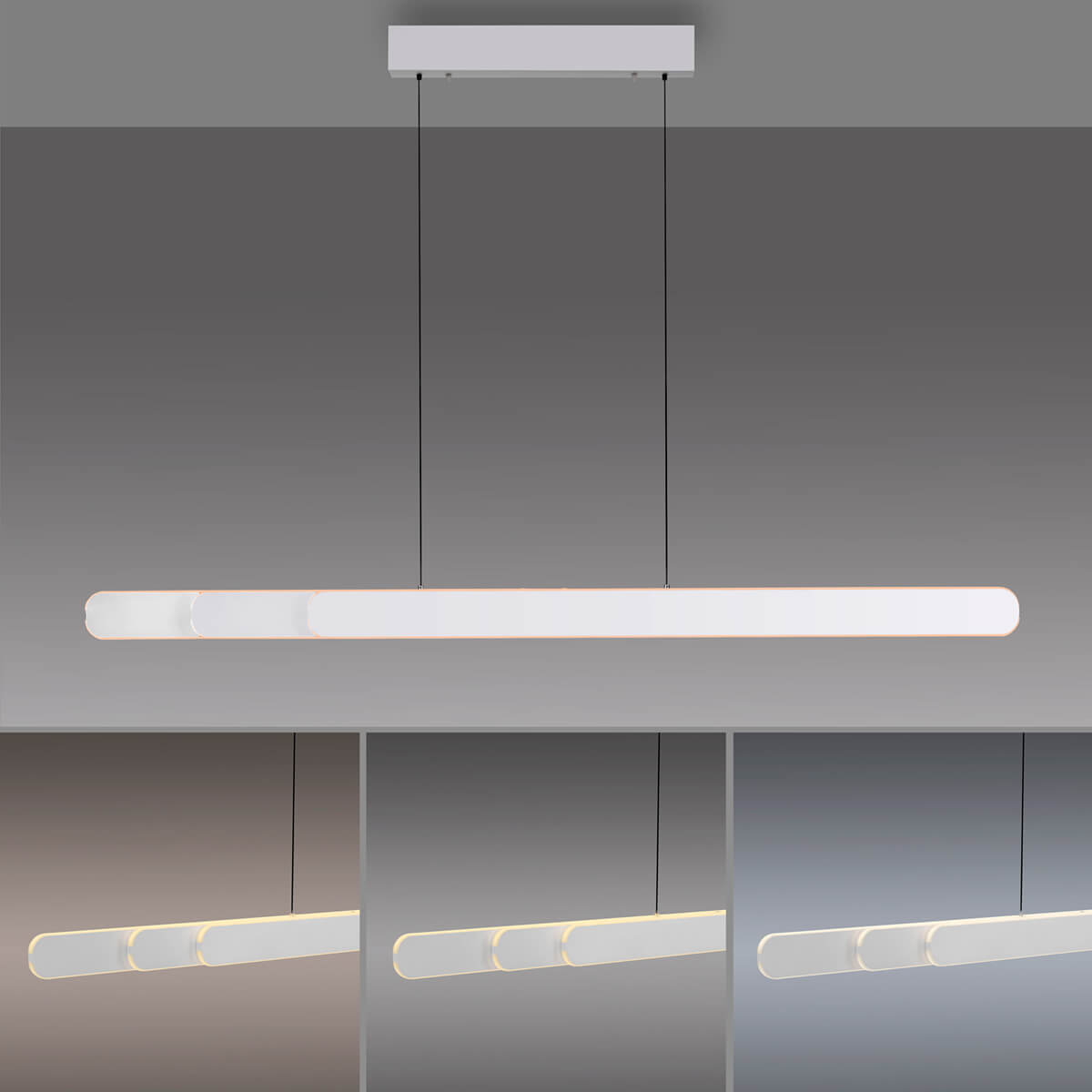 Adriana Round LED Pendelleuchte, ausziehbar