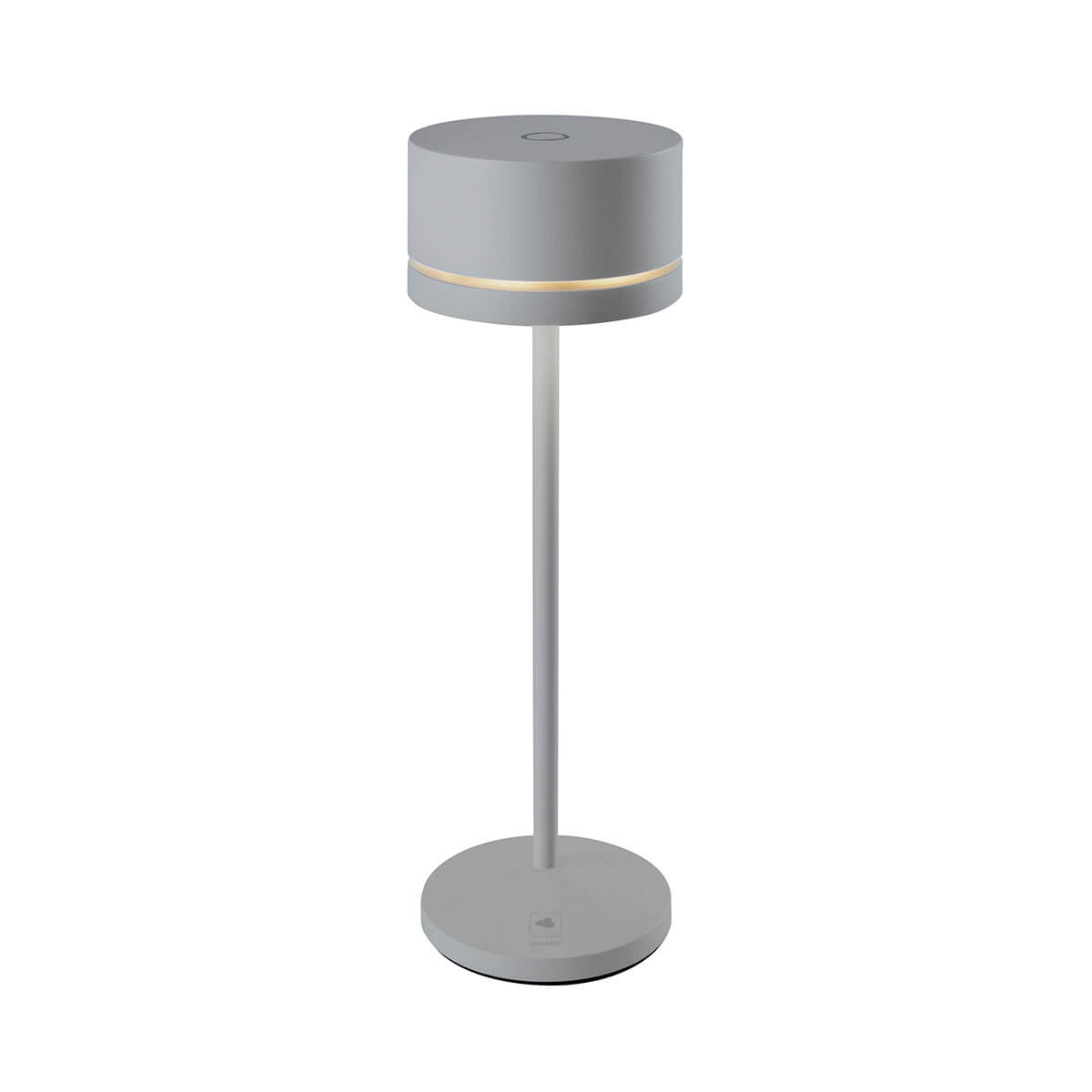 Leonardo Monza LED Akkuleuchte, grau