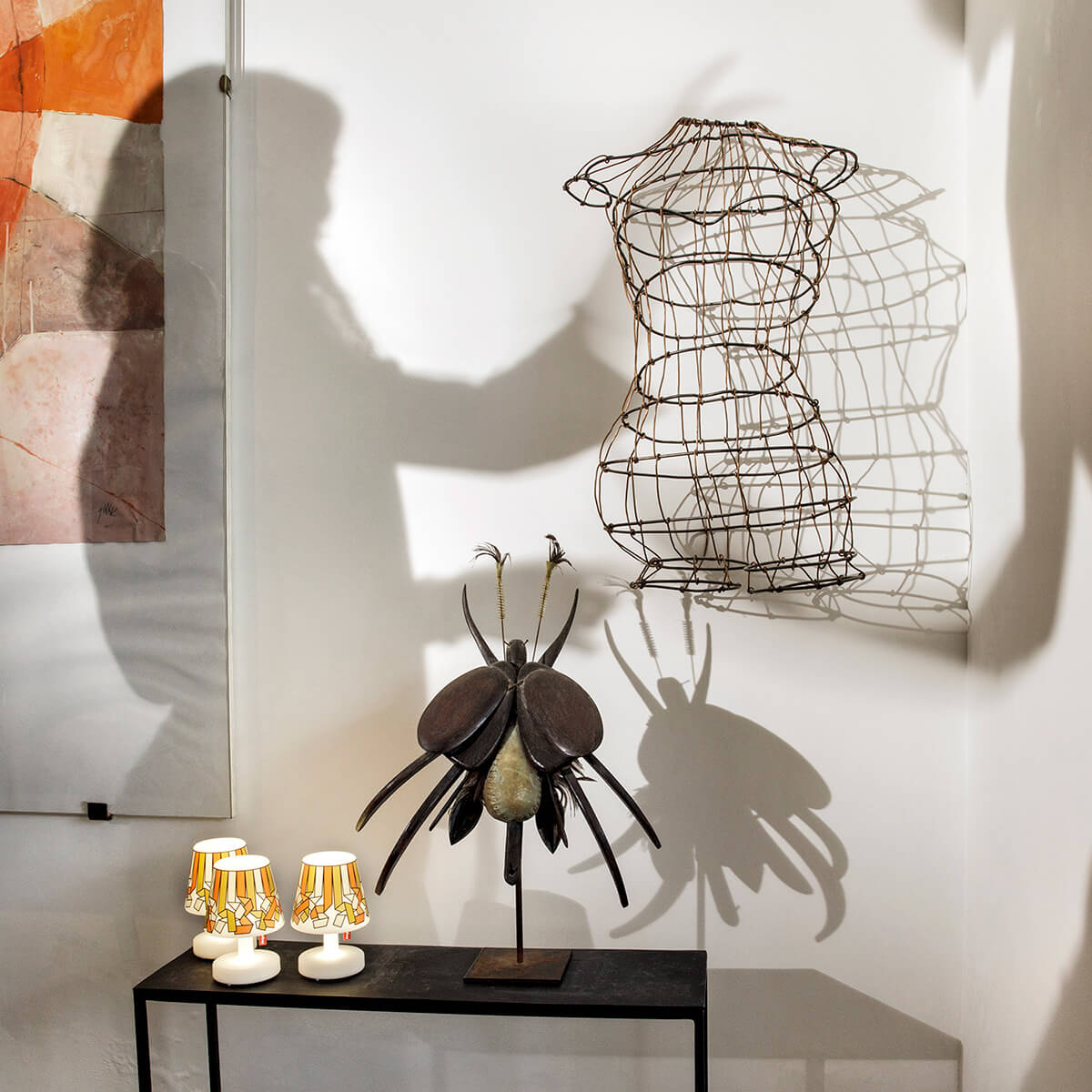 Fatboy Edison the Mini LED Akkuleuchte, 3er-Set, mit Mini Cappies Serpetine Gold Honey (die Leuchten sind gesondert zu erwerben)