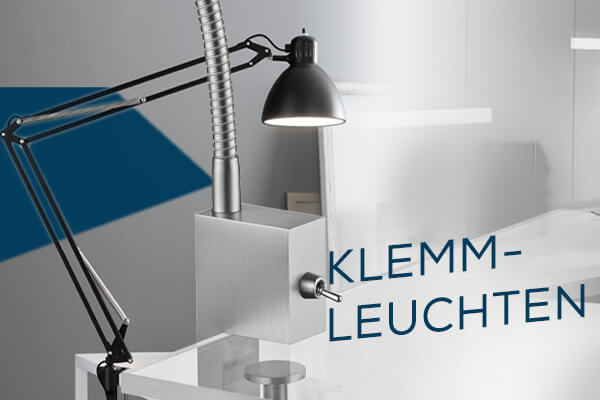 Kategoriebanner Klemmleuchten Kategoriebanner Klemmleuchten