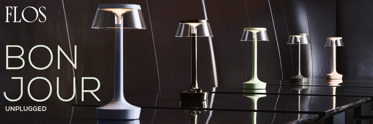 Flos Bon Jour Unplugged LED Akkuleuchte: farbenfrohe, kabellose Tischlampe für Sideboard, Esstisch & Beistelltisch Flos Bon Jour Unplugged LED Akkuleuchte: farbenfrohe, kabellose Tischlampe für Sideboard, Esstisch & Beistelltisch