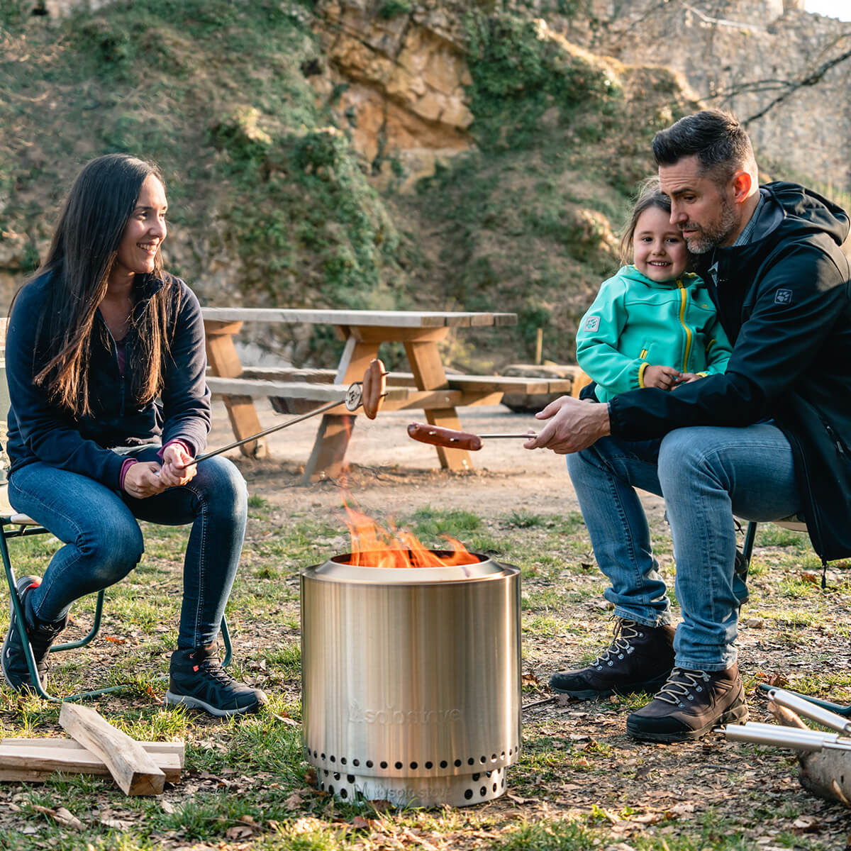 Ranger 15'' Feuerschale mit Standfuß, für 2-4 Personen