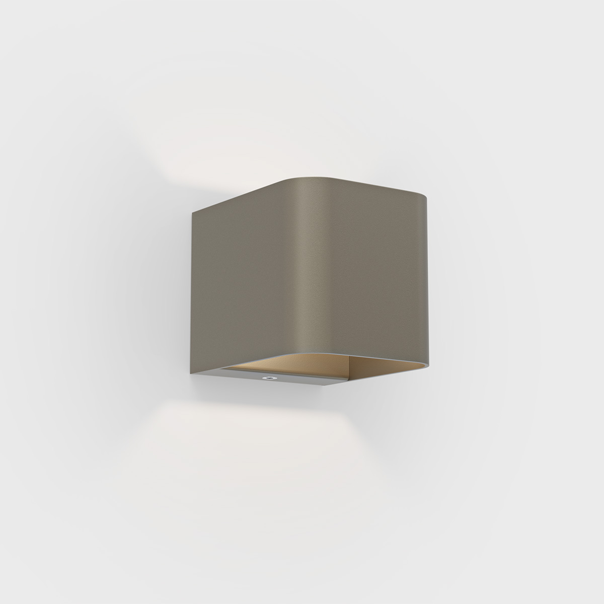 IP44.DE Intro LED Außenwandleuchte, cool brown (braun)