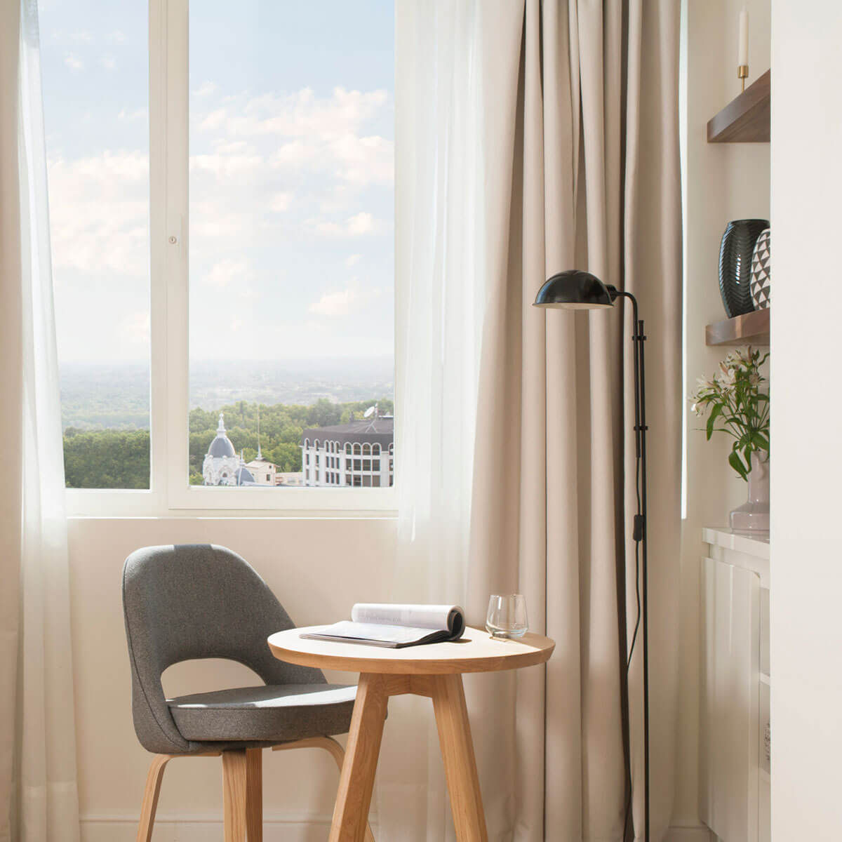 Marset Funiculí Stehleuchte, schwarz