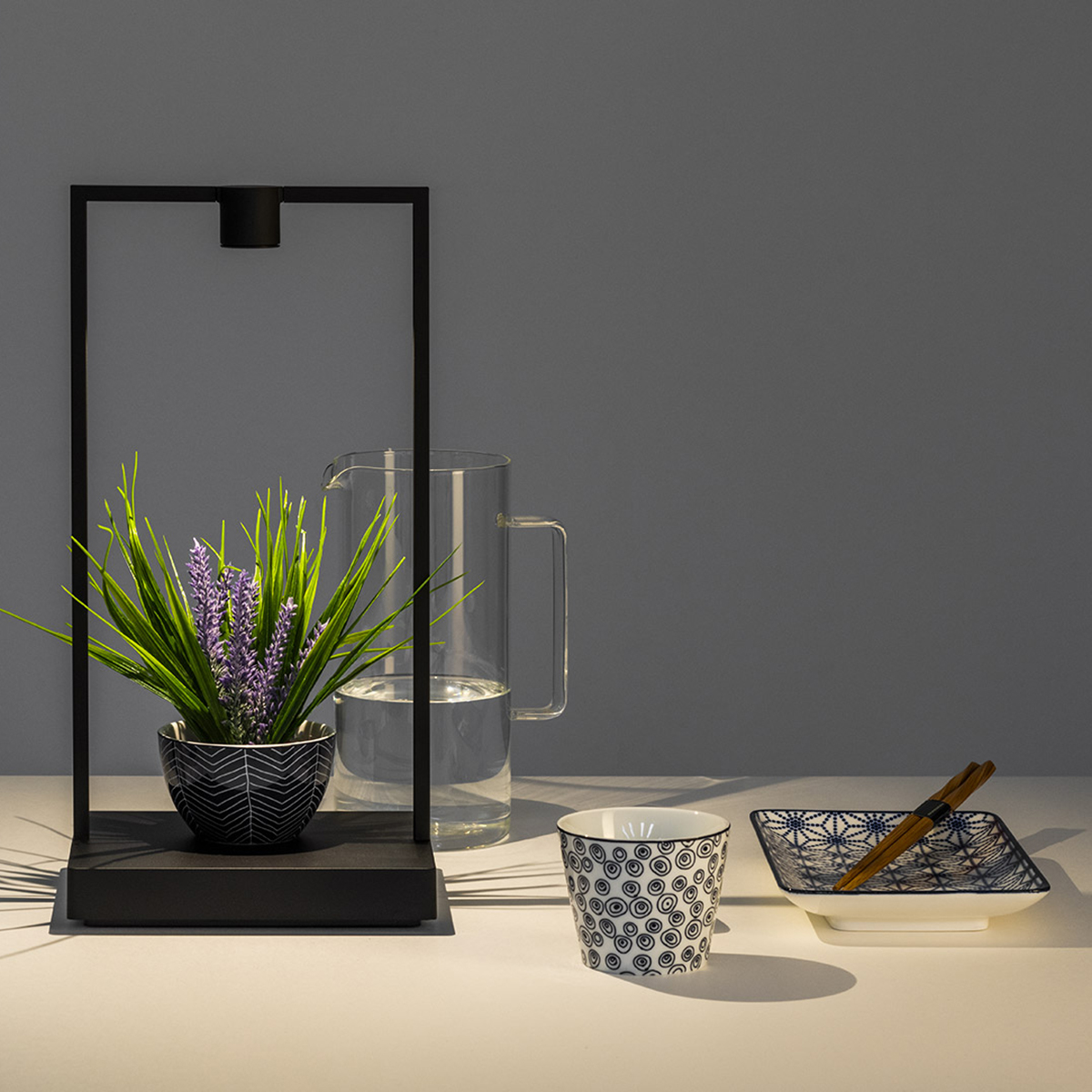 Artemide Curiosity LED Akkuleuchte, Höhe: 36 cm, braun / schwarz