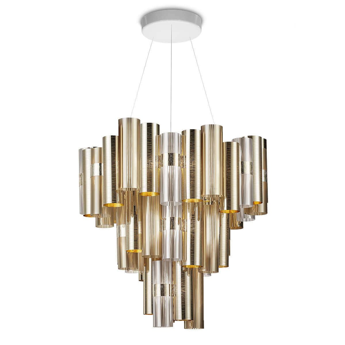 Slamp La Lollo LED Suspension XL, gold (golden/gelb)