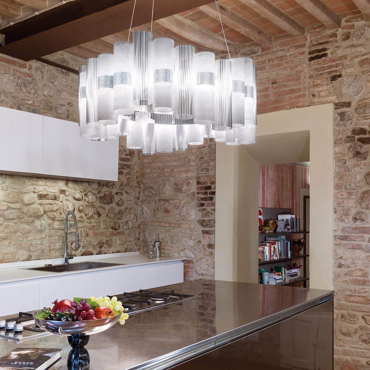 Slamp La Lollo LED Suspension Large, white (weiß)