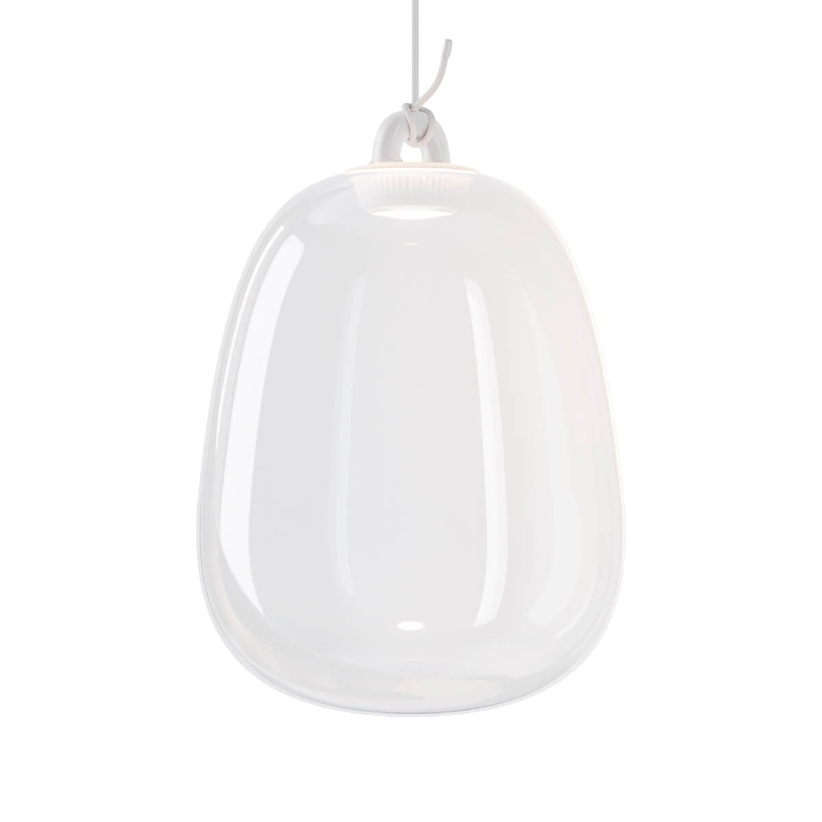 Lodes Oblò Large LED Pendelleuchte, transparent