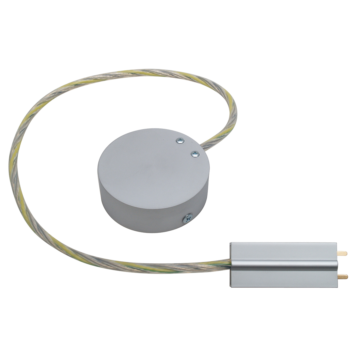 Oligo CHECK-IN System Kabelendeinspeisung, 60 cm, Chrom matt