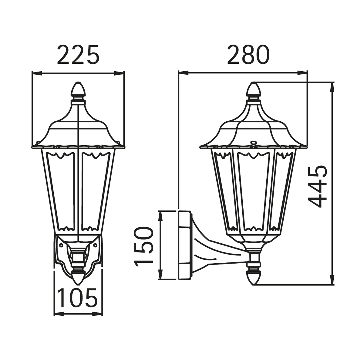 Albert Leuchten 1818 Wandleuchte