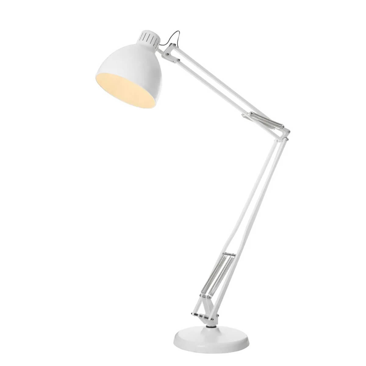 Fontana Arte Naska XL Outdoor Stehleuchte, weiß (eingeschaltet)