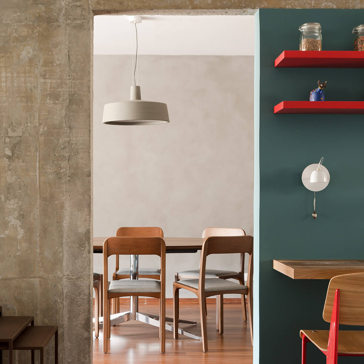 Marset Soho 57 LED Pendelleuchte, weiß