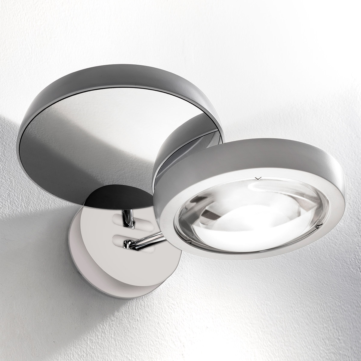 Lodes Nautilus LED Wandleuchte, 2700 K, weiß matt