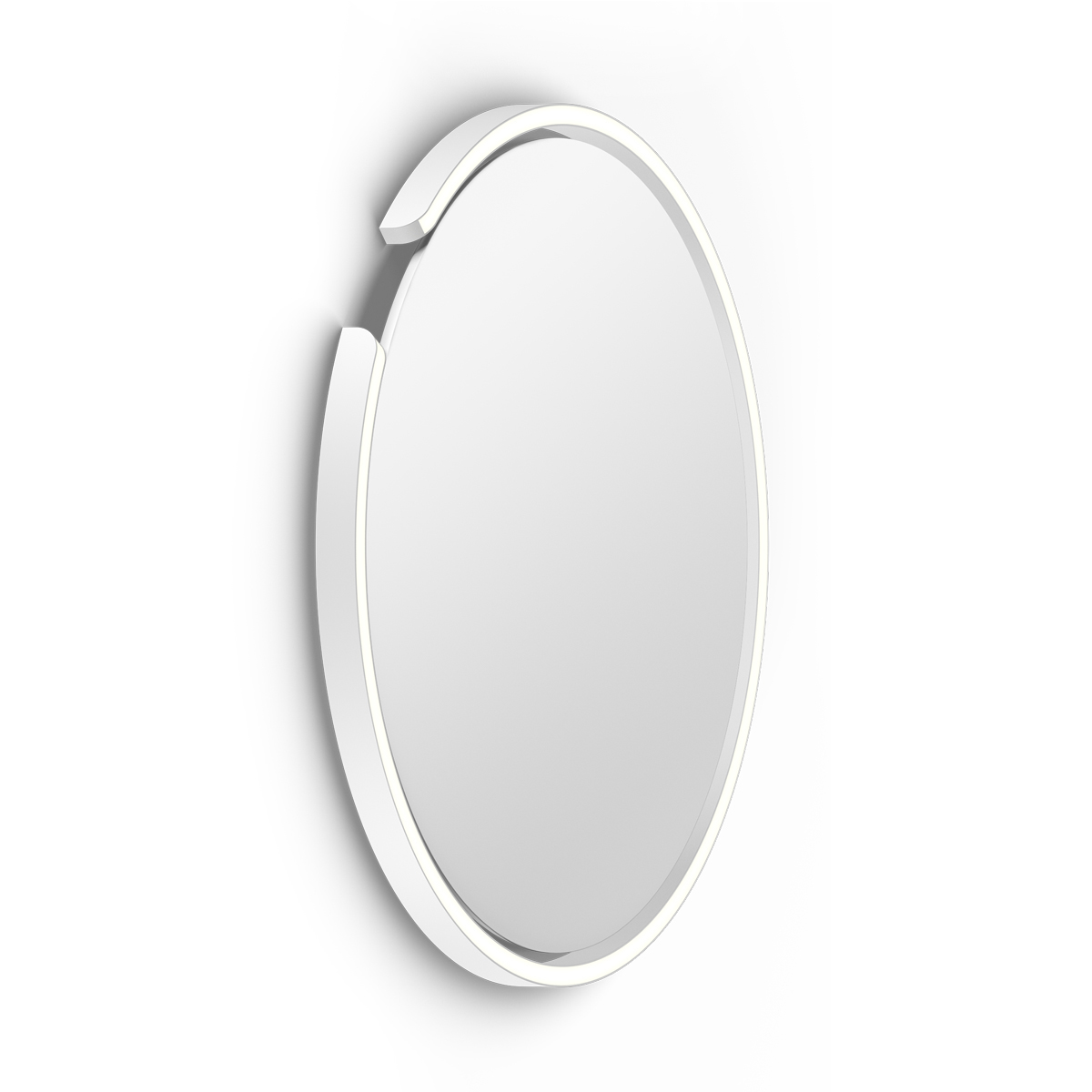Occhio Mito soffitto 60 up wide LED Wandleuchte, weiß matt