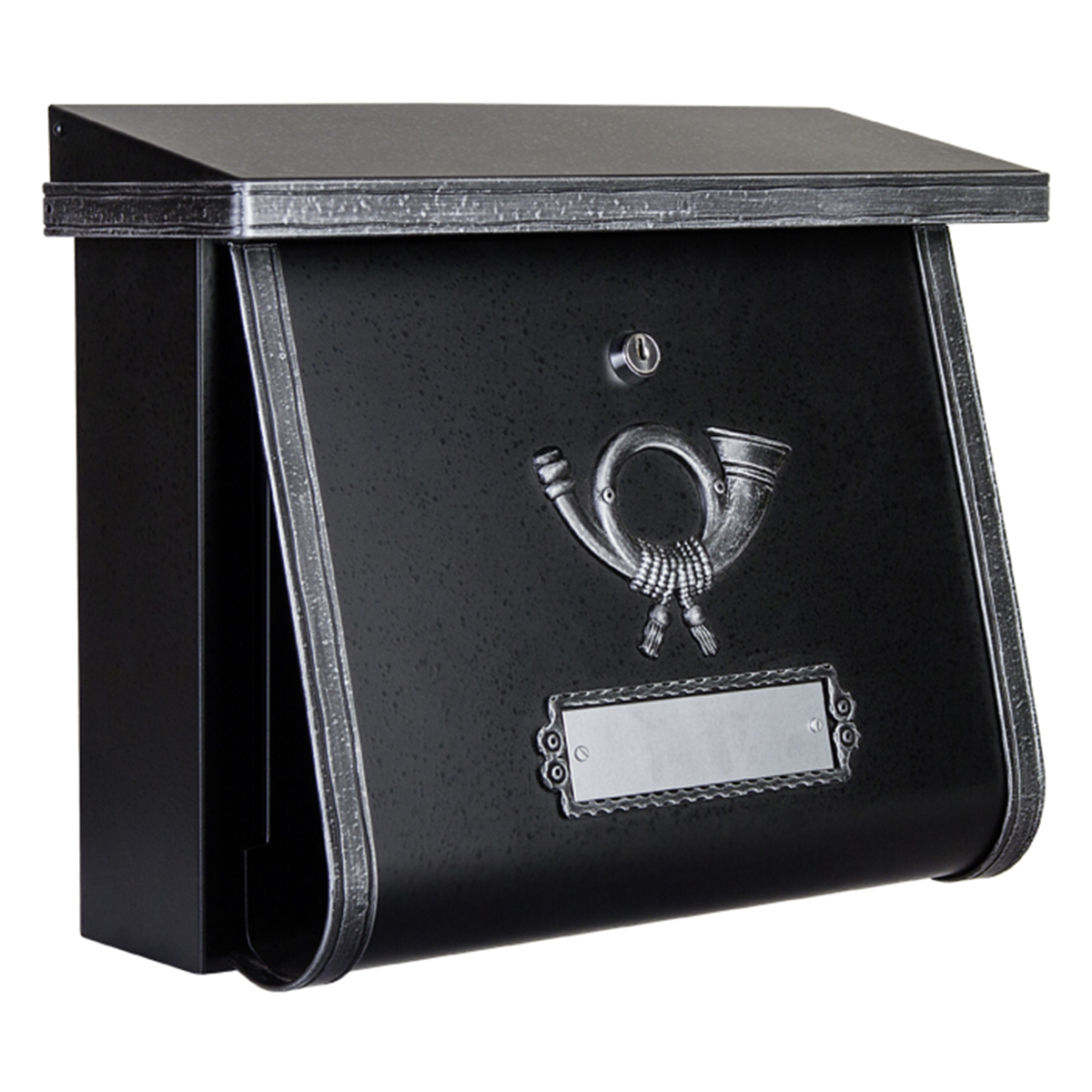 Heibi Multi Briefkasten, schwarz / Antik